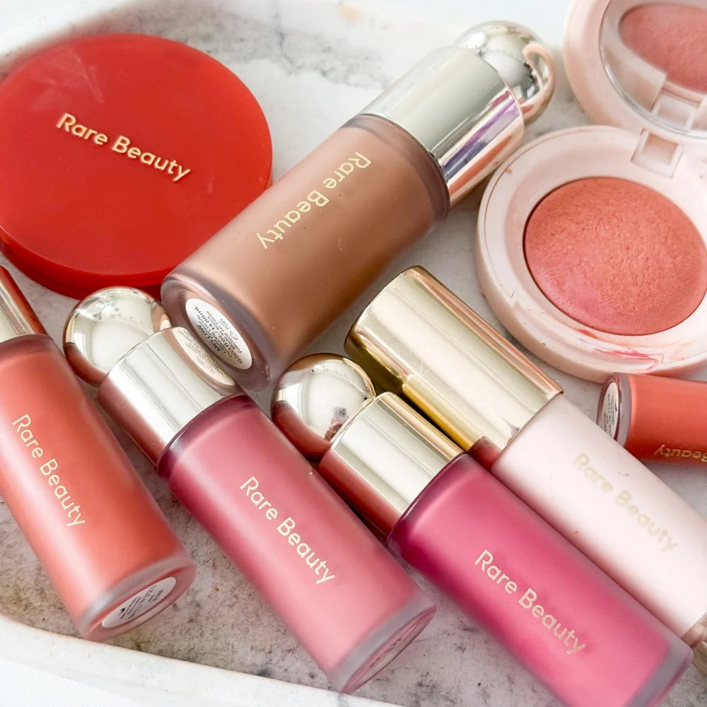 Blush Mate de Longa Duração com Efeito Esbatido e Elástico, Blush em Almofada com Textura de Creme a Pó, Blush Líquido Resistente ao Suor e à Humidade