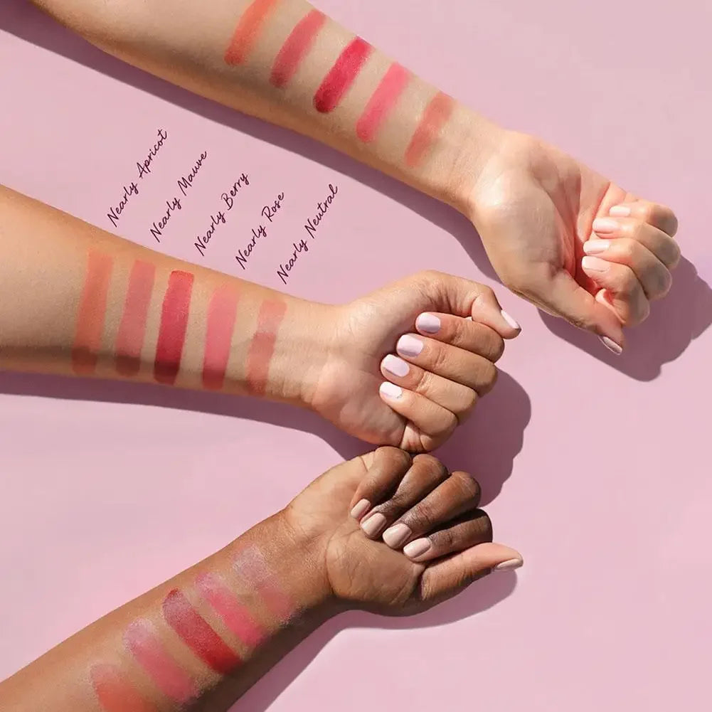 Blush Mate de Longa Duração com Efeito Esbatido e Elástico, Blush em Almofada com Textura de Creme a Pó, Blush Líquido Resistente ao Suor e à Humidade
