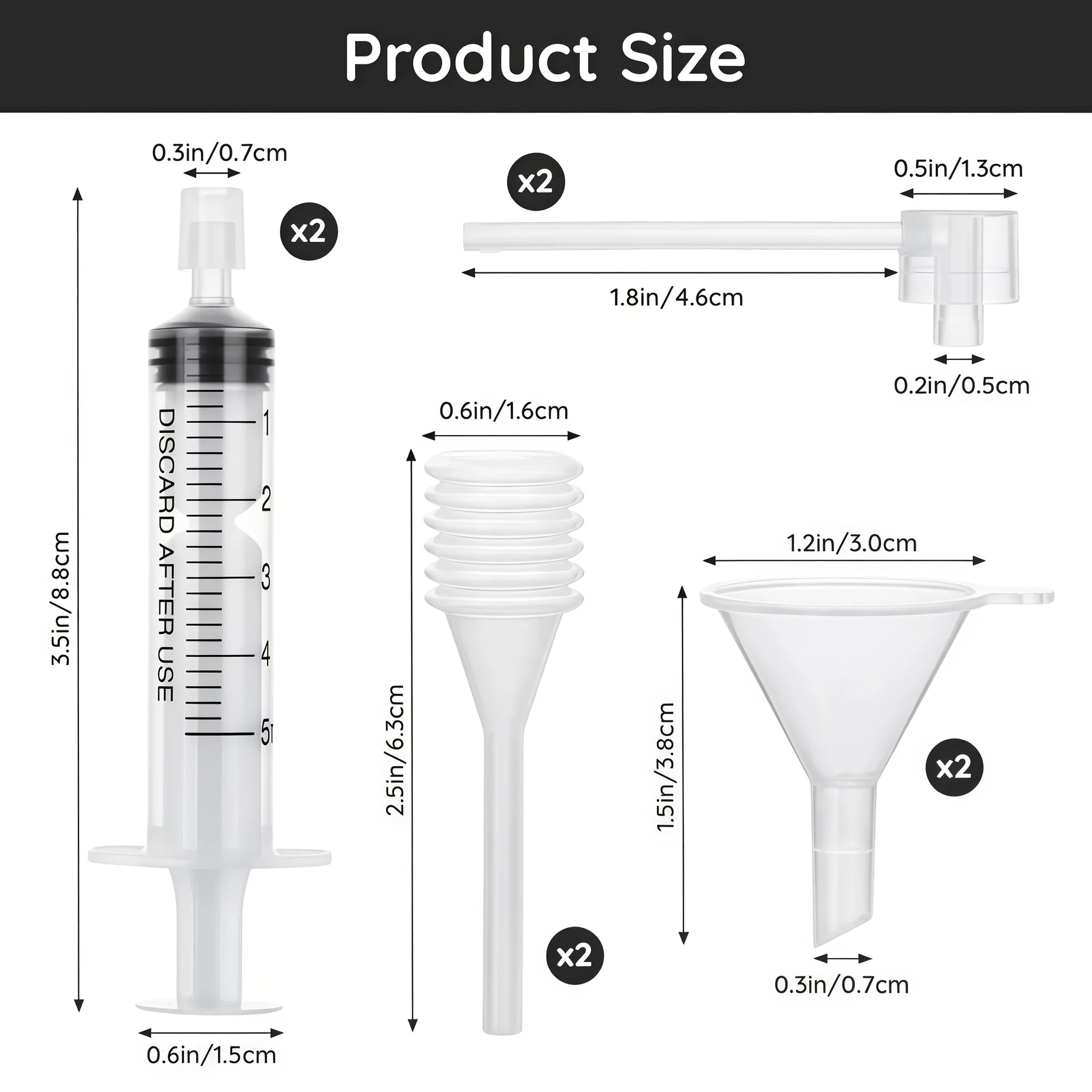 Conjunto de utensílios para decantar perfumes, conjunto de utensílios de plástico transparente para transferência e distribuição de perfume