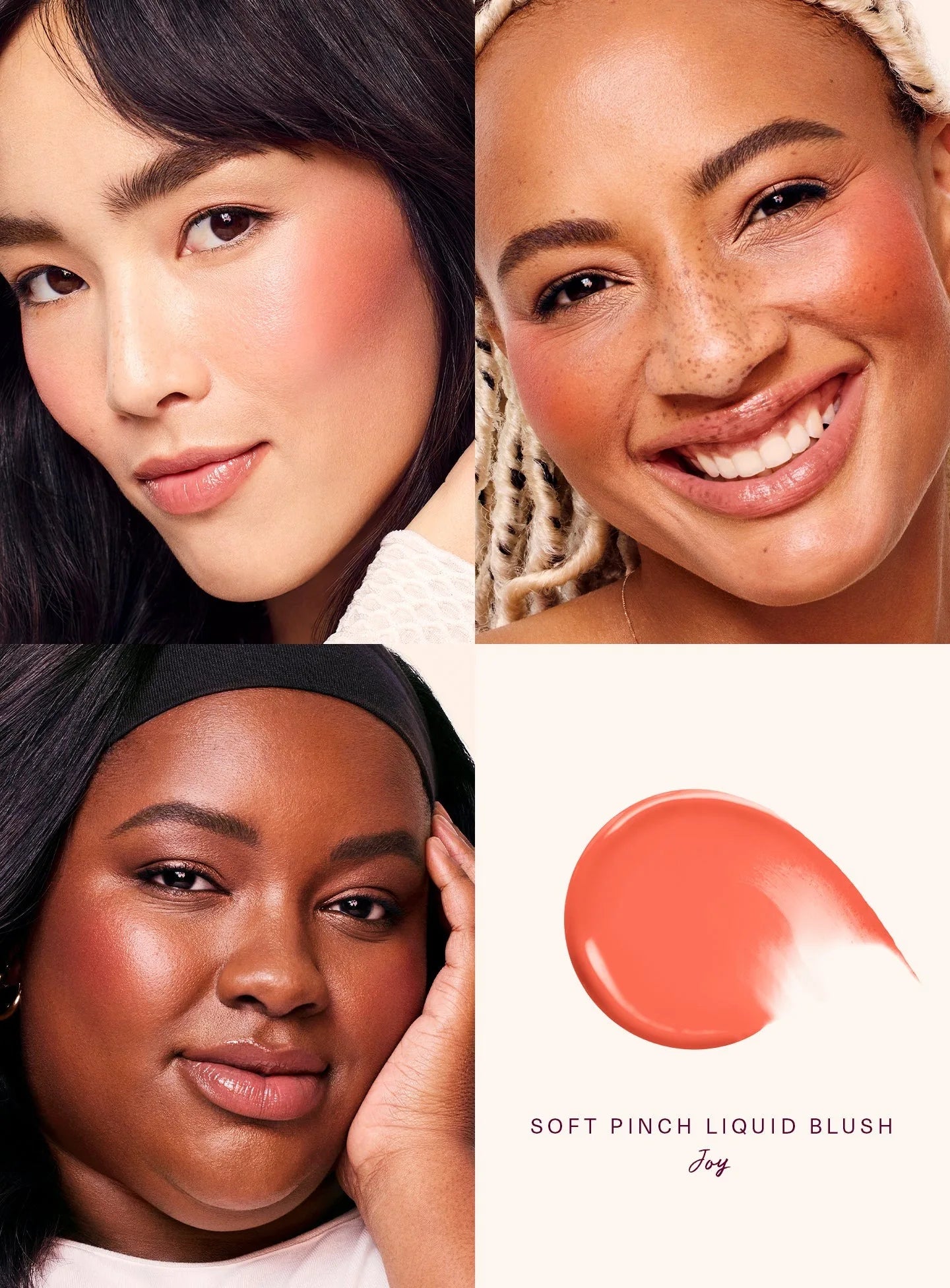 Blush Mate de Longa Duração com Efeito Esbatido e Elástico, Blush em Almofada com Textura de Creme a Pó, Blush Líquido Resistente ao Suor e à Humidade